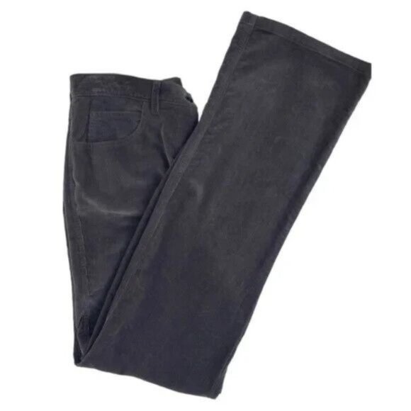 Armani Collezioni Women's Gray Fine Corduroy Straight Leg Pants Sz 6 VTG - Picture 5 of 7